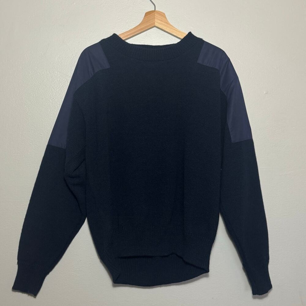 Men's Size M Vintage Navy Blue The RainSwetter Sweater Golf Water Resistant
